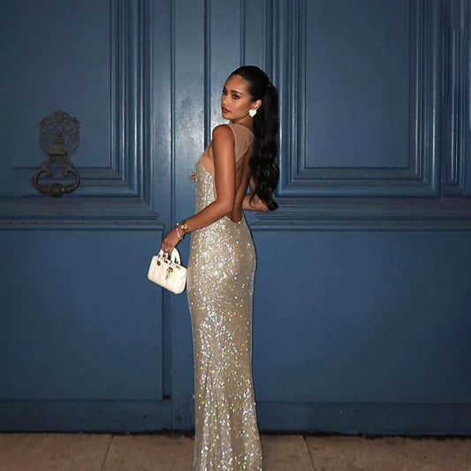 Shiny Temperament Dress