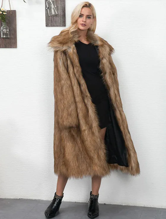 Luxe Long Fur Coat